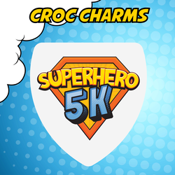 Superhero Croc Charm