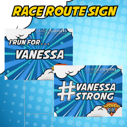 Hero Tribute Route Sign